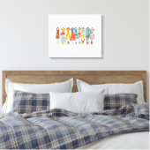 Mode Lovert kunstfoto's afdrukken Kleurrijke Mode (Insitu (Slaapkamer))