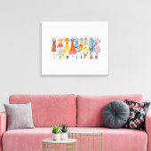 Mode Lovert kunstfoto's afdrukken Kleurrijke Mode (Insitu (Woonkamer))