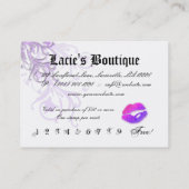 Mode Loyalty VIP Lace Glossy Lips Zebra Pattern (Achterkant)