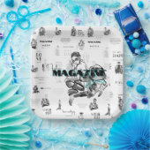 Mode magazine vrouwen papieren bordje (Feest)