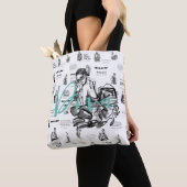 Mode magazine vrouwen tote bag (Dichtbij)
