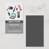 Mode Make-up Makeover Visitekaartjes (Voorkant / Achterkant)