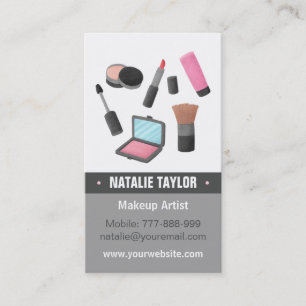 Mode Make-up Makeover Visitekaartjes