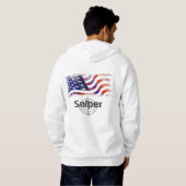 Mode Mannen VS-vlag Kleding kleding kleding Hoodie (Achterkant volledig)