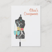 Mode Mannequin Visitekaartje (Voorkant)