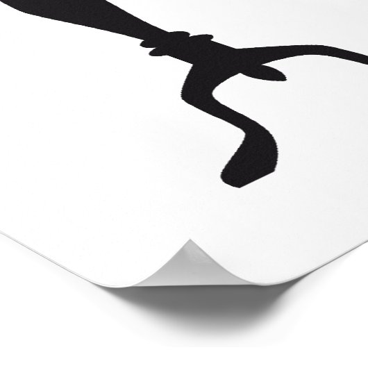  mode mannequins silhouettes poster (Hoek)