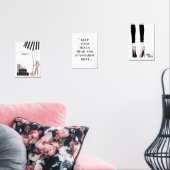 Mode Meisje Baas Set Wall Art (Woonkamer)