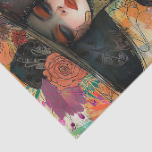  MODE MEISJE DECOUPAGE TISSUEPAPIER (Detail)