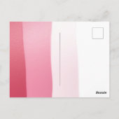 Mode meisje met cupcakes briefkaart (Achterkant)