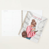 Mode Meisje met koffie in Parijs Planner (Display)