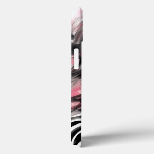 Mode meisje met lolly, roze waterverf Case-Mate iPhone case (Achterkant / Rechts)