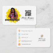 Mode Meisje QR Code Visitekaartje (Voorkant / Achterkant)
