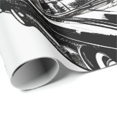  Mode Meisje Tekening Cadeaupapier (Rol Hoek)