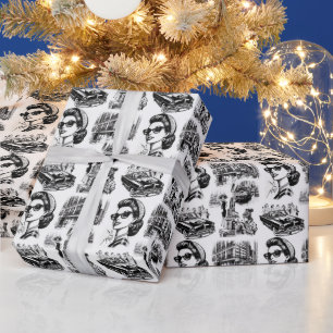  Mode Meisje Tekening Cadeaupapier