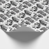  Mode Meisje Tekening Cadeaupapier (Hoek)