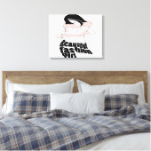 Mode meisjes canvas afdruk (Insitu (Slaapkamer))