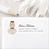 Mode Meisjesadreslabel Etiket (Insitu)