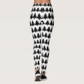 Mode met de witte kerstboom en de zwarte luis leggings (Achterkant)