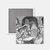 Mode Middeleeuwen Magnet (Voorkant / Achterkant)