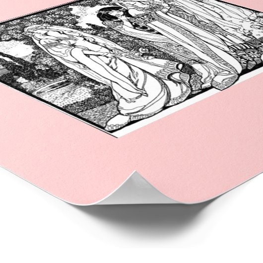 Mode Middeleeuwen Poster (Hoek)