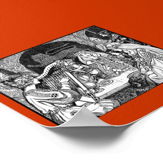 Mode Middeleeuwen Poster (Hoek)