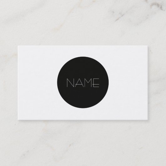 Mode minimalistisch visitekaartje (Voorkant)