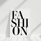 Mode Minimalistische Typografie Poster Print