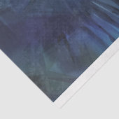 Mode Model Face in blauw Tissuepapier (Detail)