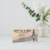 Mode Model Kleding Mode Stijl Visitekaartje (Staand voorkant)