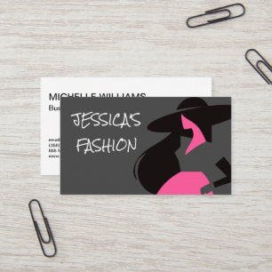 Mode model Logo Visitekaartje