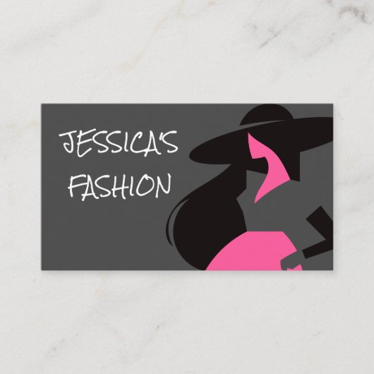 Mode model Logo Visitekaartje (Voorkant)