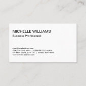 Mode Model Logo Visitekaartje (Achterkant)