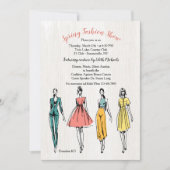 Mode model Mode Show uitnodiging (Voorkant)