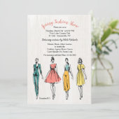 Mode model Mode Show uitnodiging (Staand voorkant)