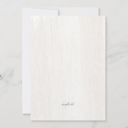 Mode model Mode Show uitnodiging (Achterkant)