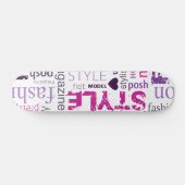 Mode Model Style Beauty Old School Skateboard (Horizontaal)