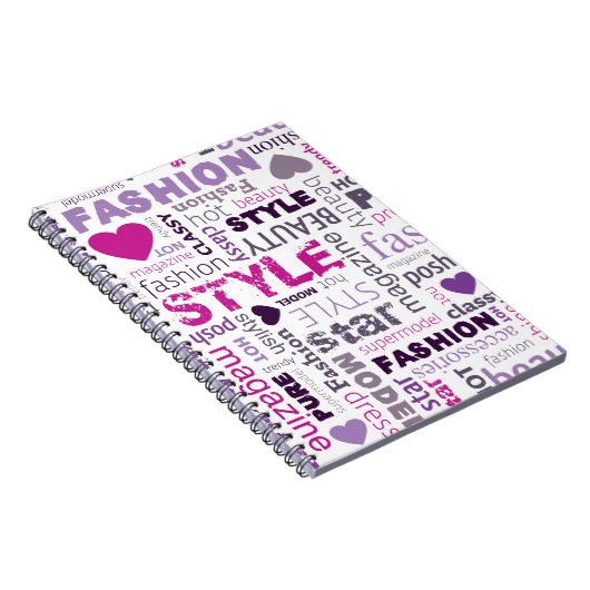 Mode Model Style Beauty Star Spiral Notitieboek (Rechterzijde)