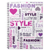 Mode Model Style Beauty Star Spiral Notitieboek (Voorkant)