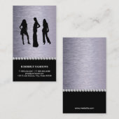 Mode modellen | Staal Visitekaartje (Voorkant / Achterkant)