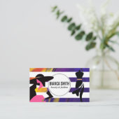 Mode modellen | Stripes | artistiek Visitekaartje (Staand voorkant)