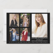 Mode Modellering 6 Foto Modern Model Comp Kaart (Achterkant)