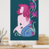 Mode moderne stijlvolle trendy spa illustratie poster (Keuken)