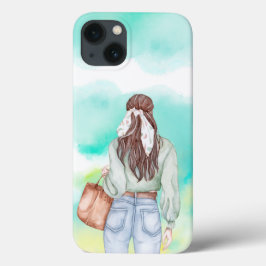 Mode Mooie Meisje Case-Mate iPhone Case