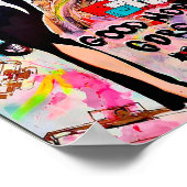 Mode Muur Kunst Afdrukken Poster Parijs Girly Deco (Hoek)