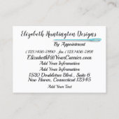 Mode, naaien, breien Visitekaartje versie (Achterkant)