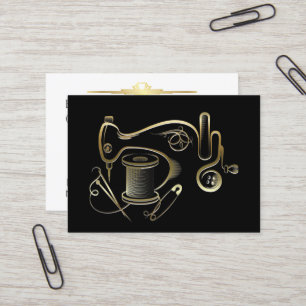 Mode, naaien, Seamstress Visitekaartje versie