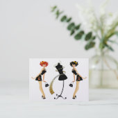 Mode/naaister/gewichtsbeheersing Visitekaartje (Staand voorkant)