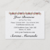 Mode/naaister/gewichtsbeheersing Visitekaartje (Achterkant)