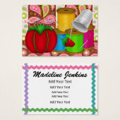 Mode - Naaister Kaart / Label - SRF (Voorkant /achterkant)