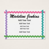 Mode - Naaister Kaart / Label - SRF (Achterkant)